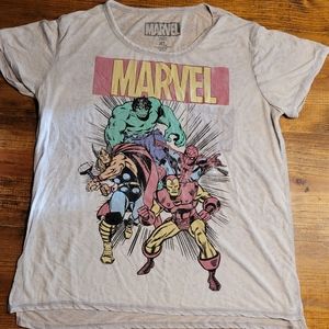 Vintage Marvel Superheroes Pocket Tshirt XL